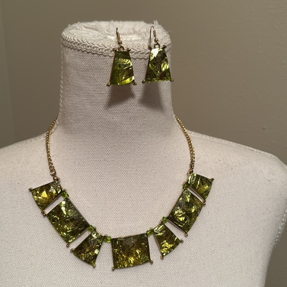 Citrine Necklace & Earrings Set - Picture 2 of 4